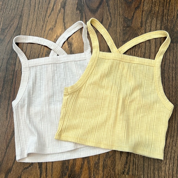 American Eagle Cross Back Tank Top - Set of 2 - Size XS - Picture 1 of 3